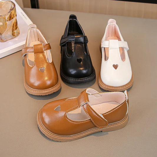 Lina Prinzessin Lederschuhe T-Riemen - Größe 20-27 Weich