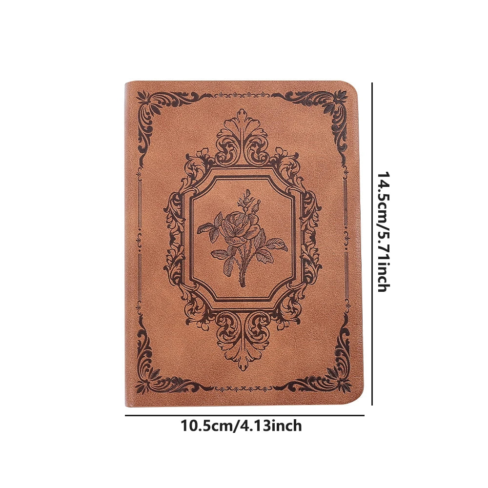 Choice A6 Vintage PU Leder Notizbuch - 144 Blatt Liniert