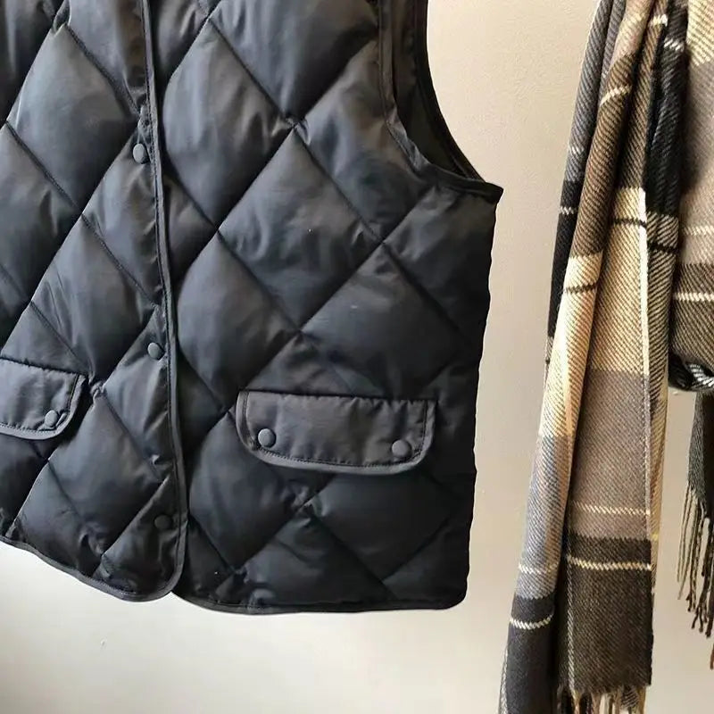 SITMCF Weste ärmellose Steppjacke - warm, Taschen S-XL