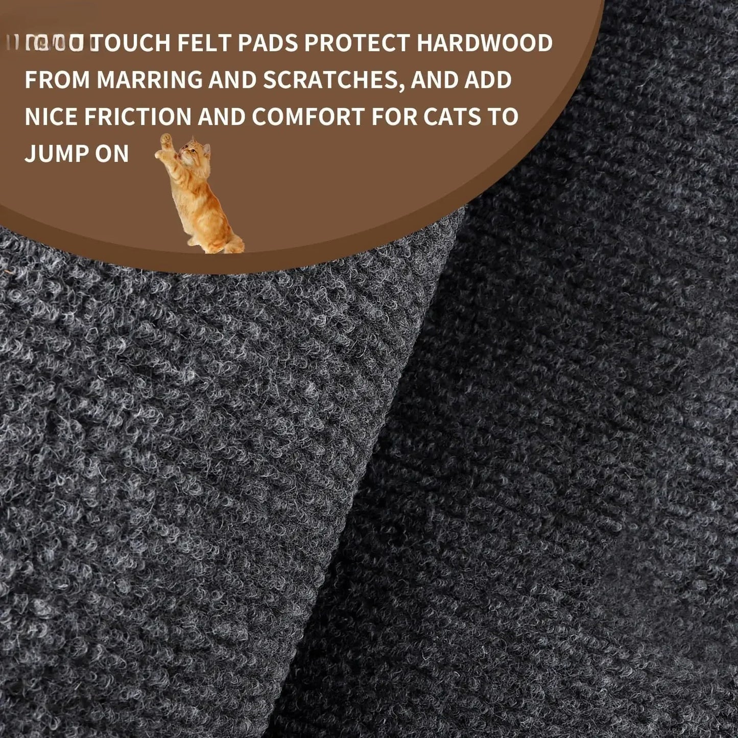 Cat Scratching Mat Self-Adhesive Trimmable Carpet Cat Scratching Post Carpet for Anti-scratching Sofa Furniture Protection