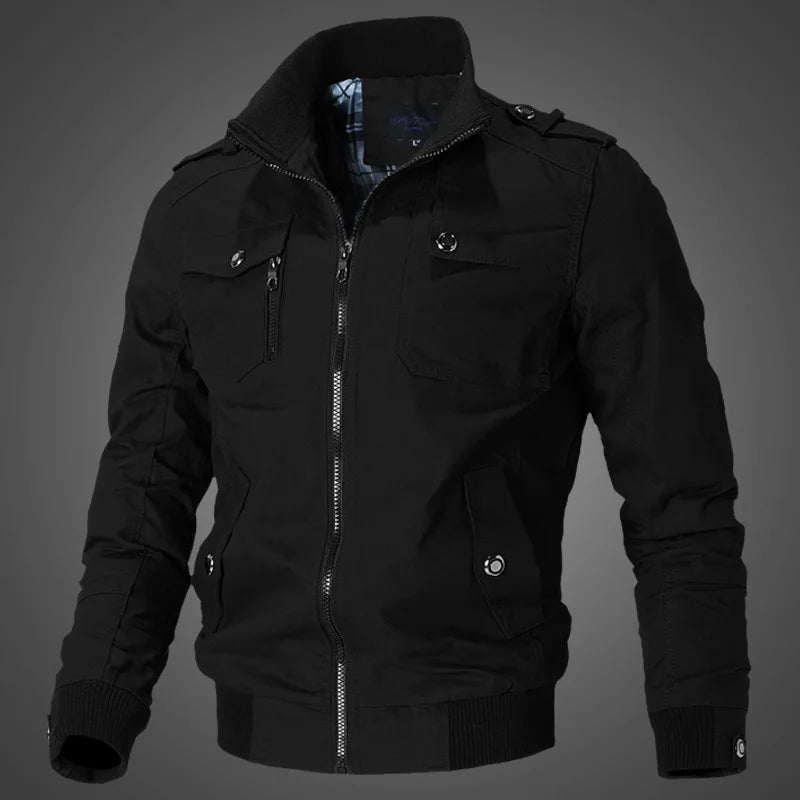 FrühlingHerbst Jacke Slim Fit - Winddicht, Polyester, XXL