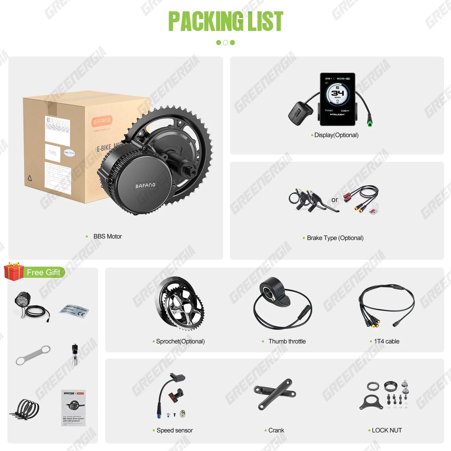 Bafang 750w 48v kit complet Mid Drive Motor 8fun BBS02 Bicycle Electric eBike Conversion Kit Powerful Central e-Bike Engine