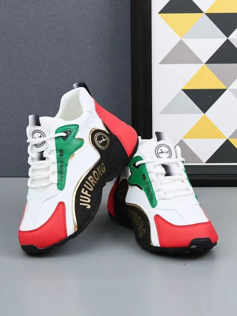 Man 2024 Luxury Sneakers Sports Shoe Women Casual Sneakers Chunky Sneakers Couples New Designer Soft-soled Leather Running Shoes
