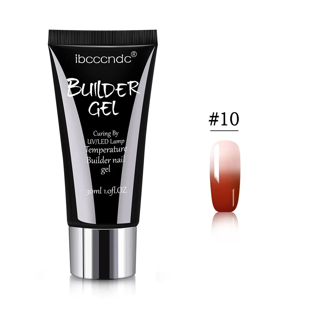 Gel semipermanent pentru unghii, gel de unghii Polygels, lampă UV LED, material pentru extensii de unghii, lampă acrilică, temperatură