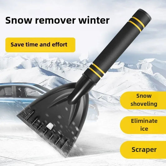 TOFAR Car Snow Shovel Multi-functional Glass Defrost Ice Scraper Snow Sweeping Shovel Winter Window Windshield Clearing Tool