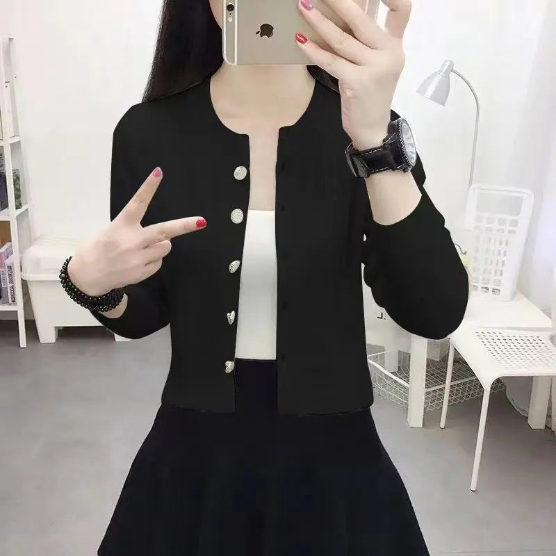 Cardigan CN Fujian Light Short - Mărime Short, Guler Rotund