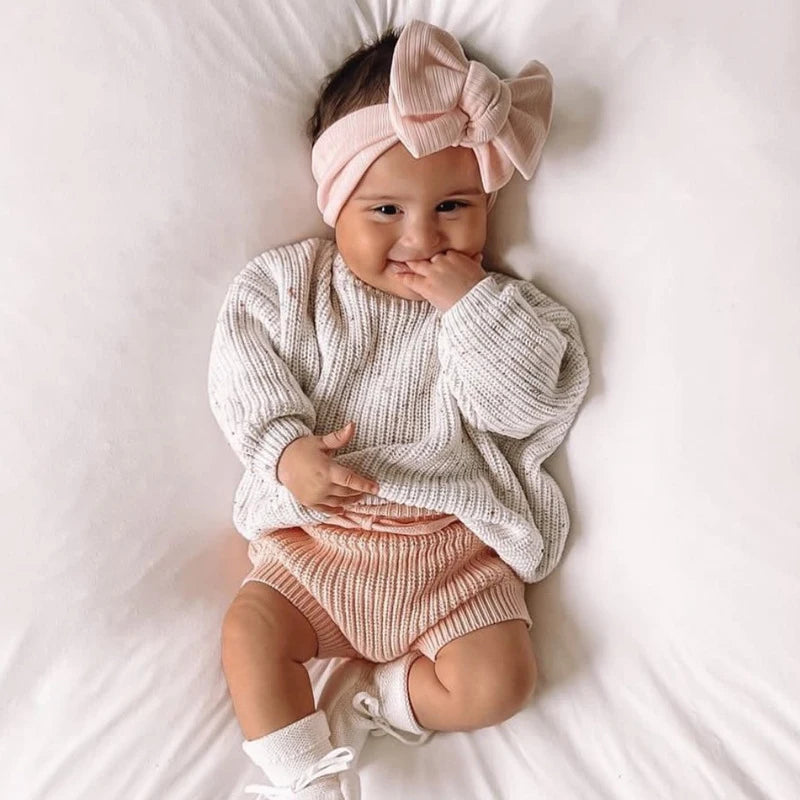 KidsJoy Herbstpullover Grobstrick - Unisex 3-6J Langarm