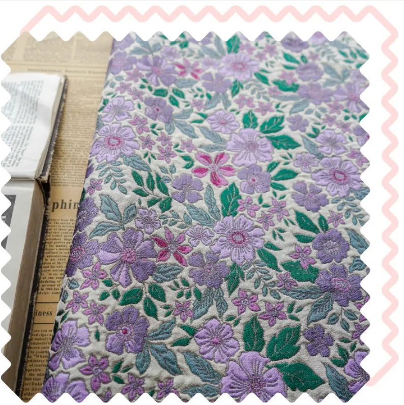 Jiangsu Jacquard Stoff - 100% Polyester Breite 145 cm