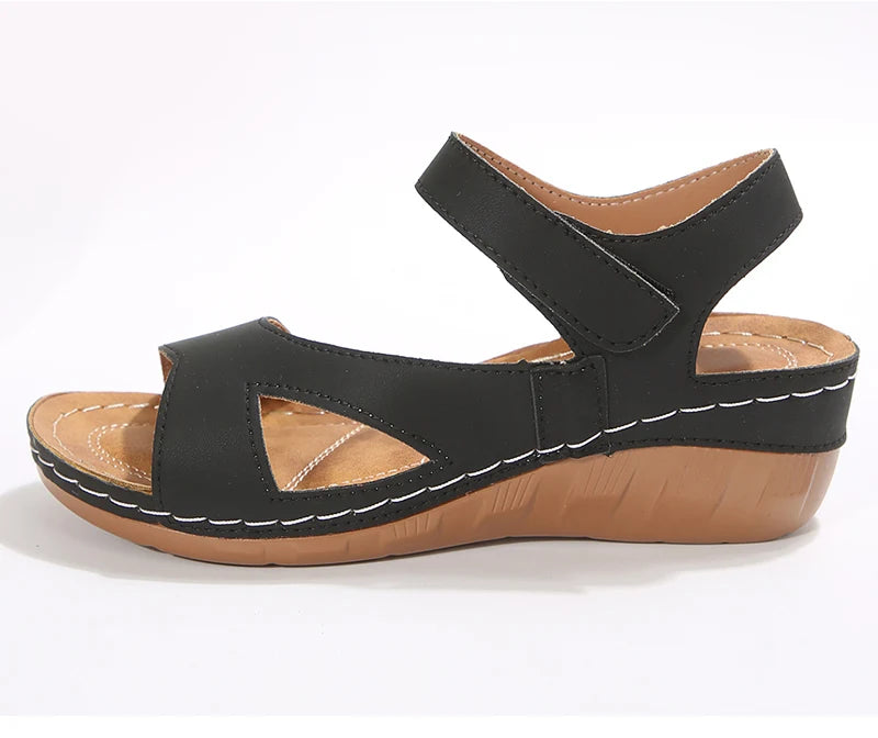 Women's Sandals Classics Summer Sandals Women 2025 Summer Shoes Woman Heels Sandals Wedges Heeled Shoes Elegant Sandalias Mujer