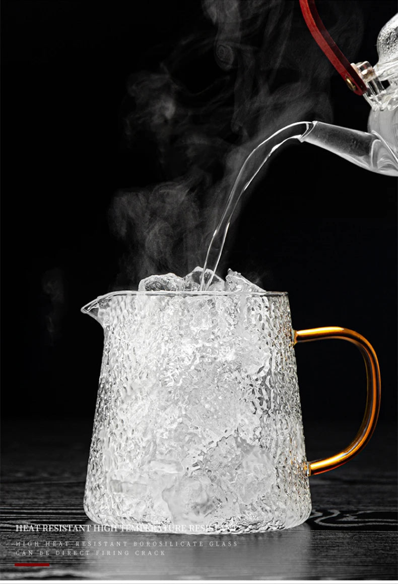 GIANXI High Quality Heat Resistant Glass Tea Pot Chinese Kung Fu Tea Set Puer Kettle Coffee Glass Pot Convenient Office TeaPot