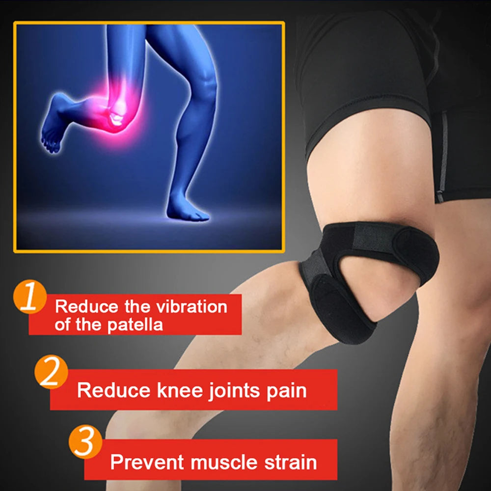 Knie-Bandage 2025: Patella-Strap 3D-Silicone - Pain Relief Collection