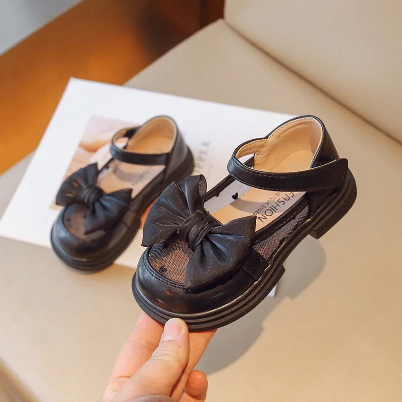 Mädchen Gehschuhe 2025 - Baby Mädchen Weiche Sohle Casual Schuhe - Frühling Herbst Schleife Runde Zehen Prinzessin Rutschfest