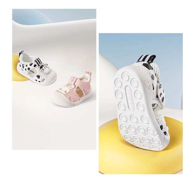 Balabala Baby Mädchen Sandalen Sommer 2025 - Weiche Sohle Atmungsaktive Strand Schuhe - Für Outdoor Casual Kleidung