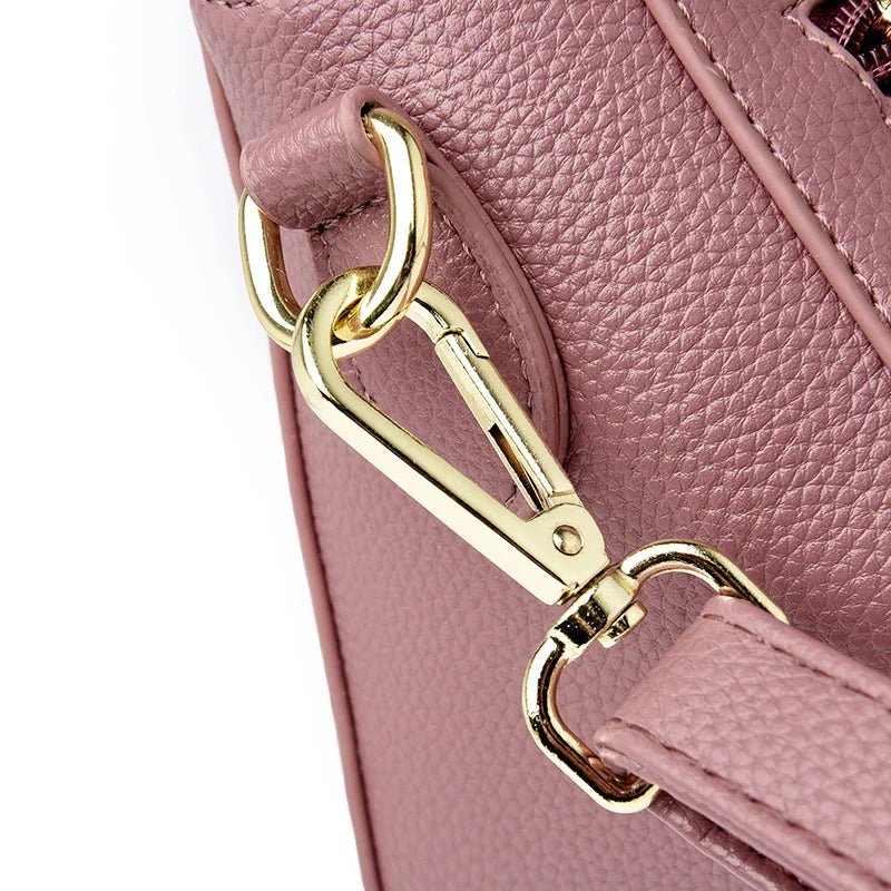 Fashion Women's Square Buckle Crossbody Bag Casual Shoulder Crossbody Bags Ladies Luxury Designer Large Capacity Travel Handbag