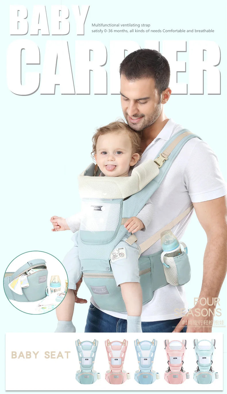 Babytrage 2025: dajinbear Baby Carrier Ergonomic Infant Multifunctional Waist Stool - Newborn Toddler Multi-use Before After Kangaroo Bag Accessories Collection