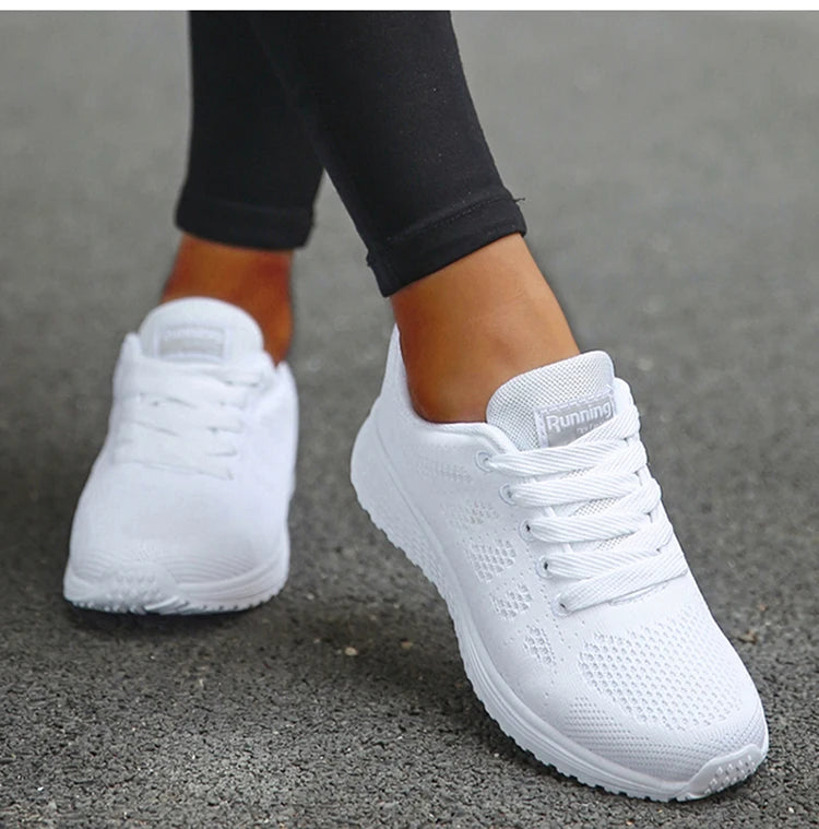 Women's Sneaker Fashion 2025 New Breathable Shoes Women Vulcanized Sneaker Woman Lace Up Tenis Feminino Sneakers For Women