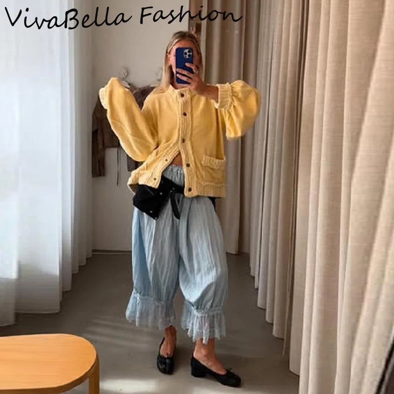 Mâneci tip felinar pentru cardigan CN Zhejiang - Mărime M/L, 120-220 g/m²