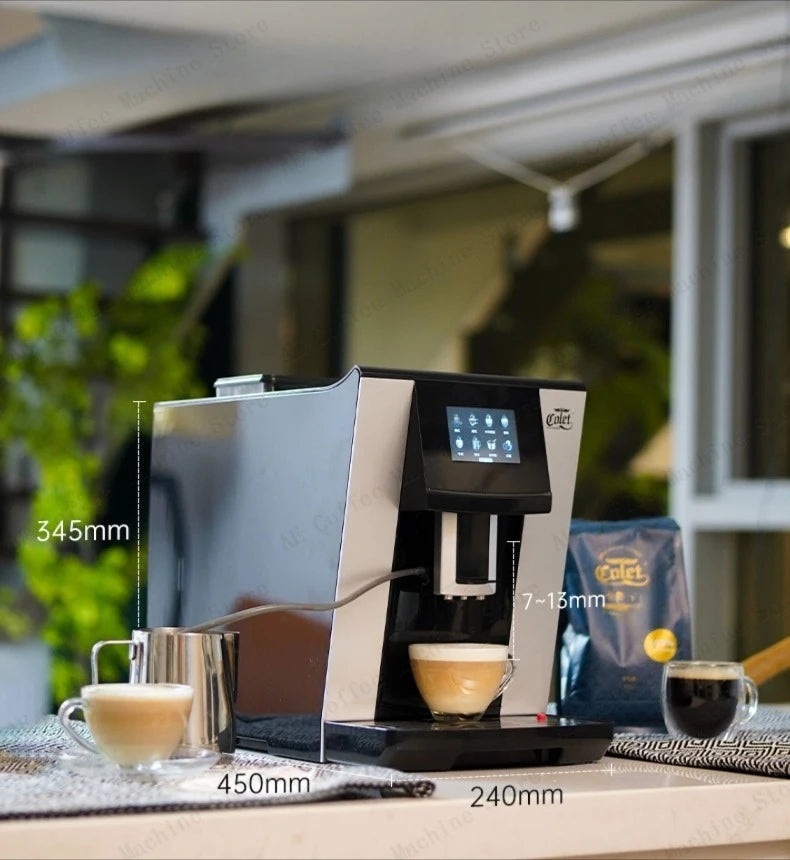 Fully Automatic Coffee Machine Smart Touch Screen Integrated Grinder Coffee Machine Multi-function Household Coffee Machine