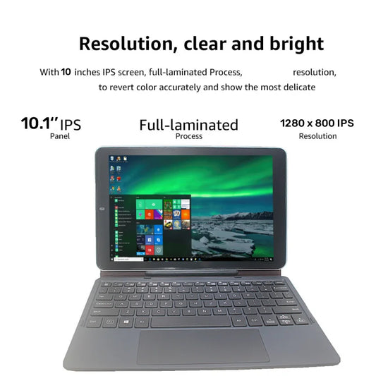 Tabletă W102 MiniPC 2 în 1 - 32GB Z8350 10.1" IPS Win10 WLAN
