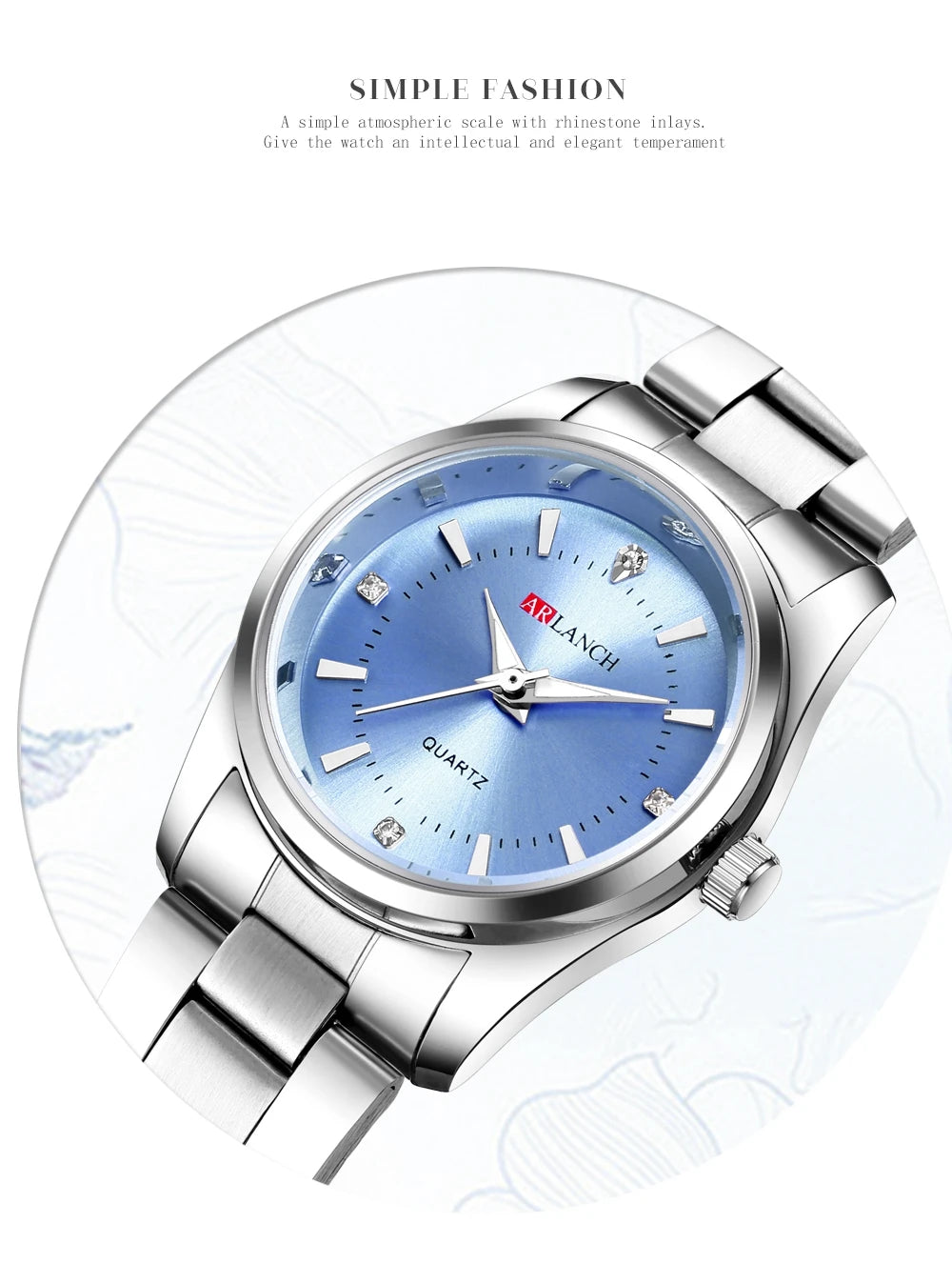 Damen-Uhr 2025: VA VA VOOM Luxury Women's Watch 29mm Fashionable Stainless Steel - Rhinestone Pink Minimalist Girl Clock Outdoor Travel Women Wrist Watches Collection