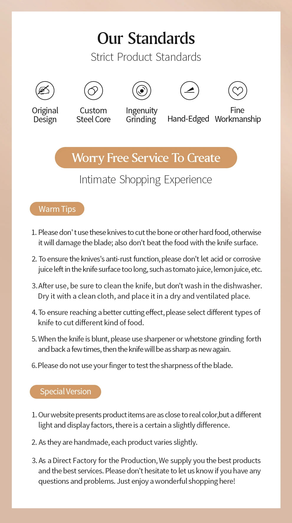 XINZUO 1-5pcs Knife Set Pakkawood Handle Nails 3-layer Clad Steel 60±2 HRC 15°±1 Per Side Kitchen Accessory Tools Best Gift