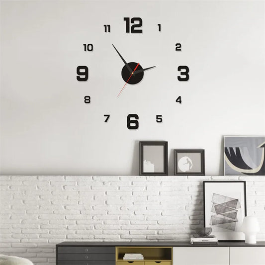 Choice 3D Rahmenlos DIY Uhr - Acryl Lautlos Groß Wohnzimmer