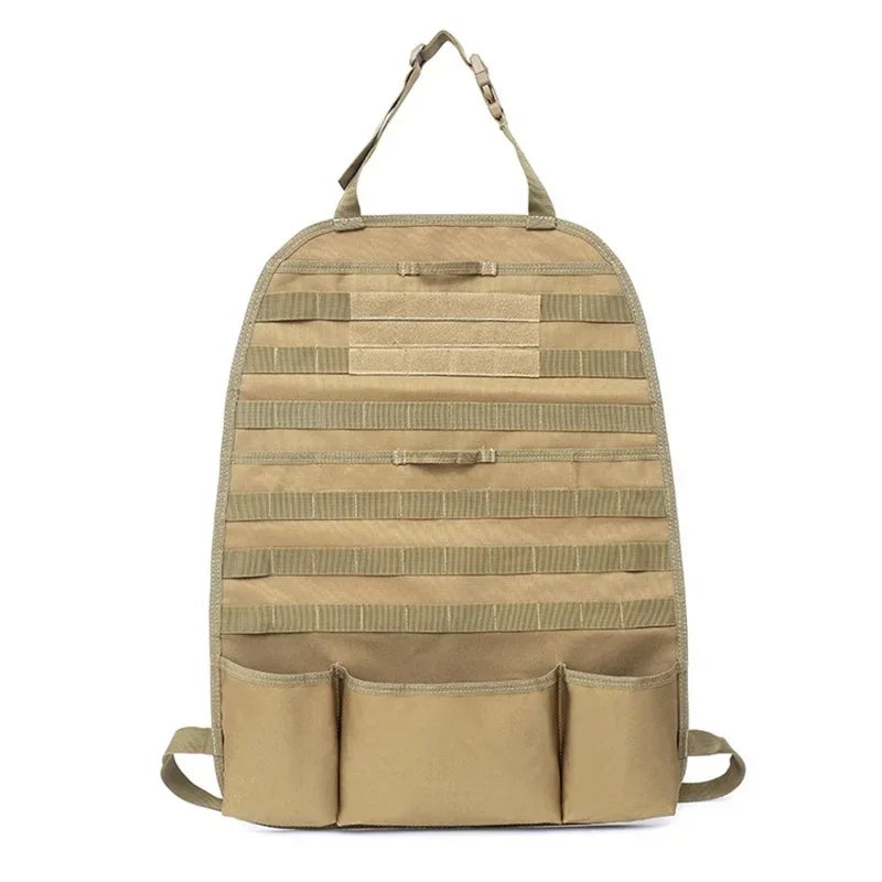 Car Back Seat Tactical Storage Bag Multifunctional Car Seat Storage Bag Military Outdoor Self-driving Hunting Seat Cover Bag