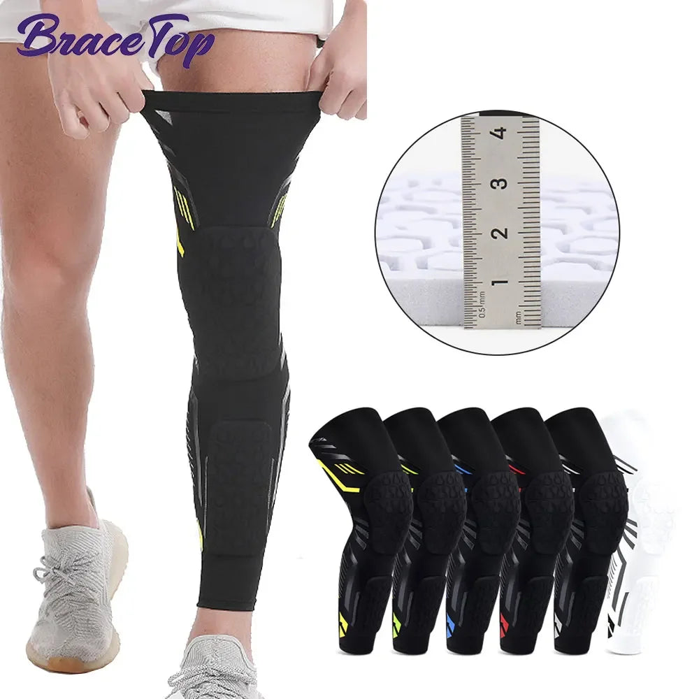 Knieschoner 2025: BraceTop 1 Pcs Knee Compression Sleeves Basketball Volleyball - Leg Sleeve Football Adult Knee Protector Calf Support Snowboard Kneepad Collection