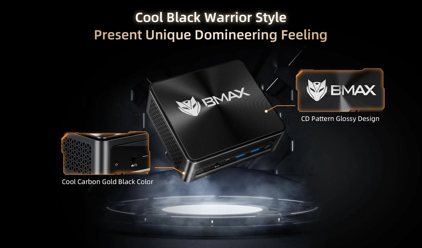 BMAX B5A PRO Ryzen 7 - 512GB NVMe, 16GB DDR4, Mini PC