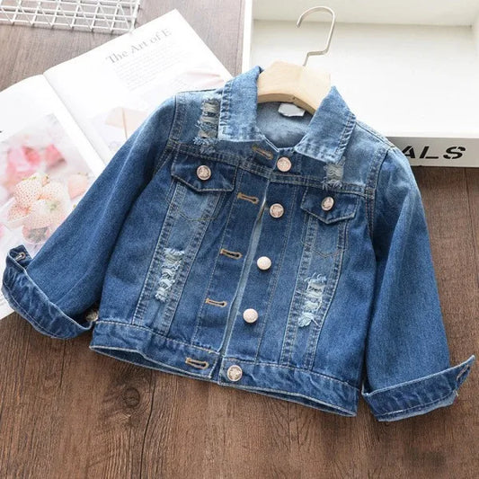 Children's Jackets Unicorn Print Denim Jacket Kids Jackets for Girls Boys Coats Denim Jacket Winter Clothes