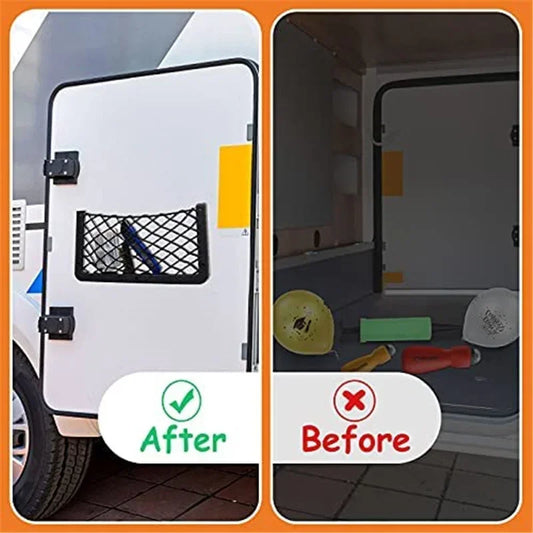 DUTRIEUX Sitznetz Organizer Auto Rücksitz - 35x18cm 3er