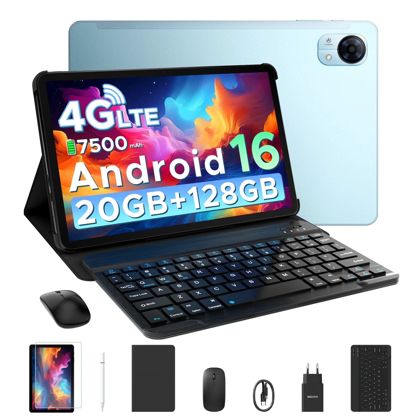 DOOGEE Tab G5 Gemini AI - 128GB ROM, 7500mAh Akku, 10,1 Zoll Display