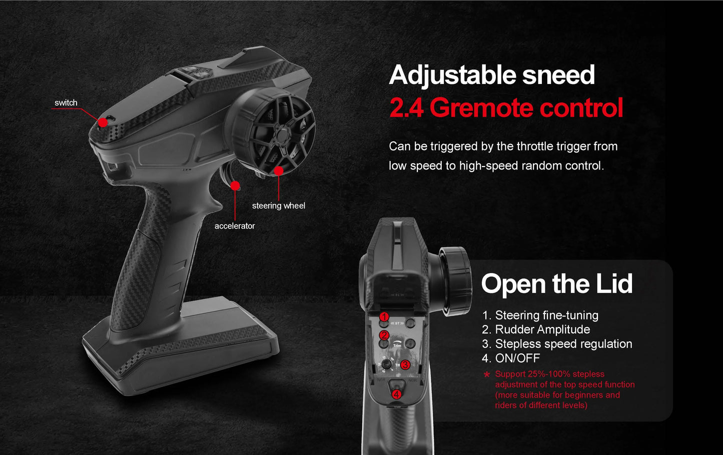 RC-Rennwagen 2025: Teeggi 1:14 High Speed Rc Off-road Car 4WD 100KM/H - Brushless Motor 3S Remote Control Drift Racing Cars Toys For Childrens Gift Collection