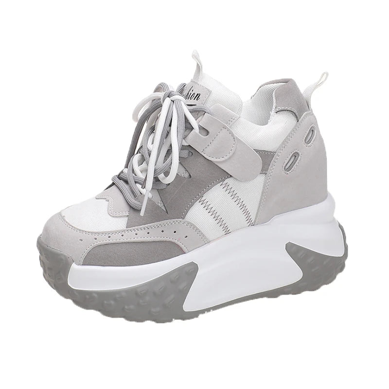 Rockynice 921 Atmungsaktiv Plateau Sneaker - 10,5cm 4cm