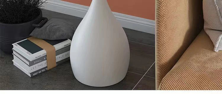 Simple Modern Tea Coffee Table Living Room Household Round Balcony Coffee Table Combination Creative Apartment Sofa Side Table