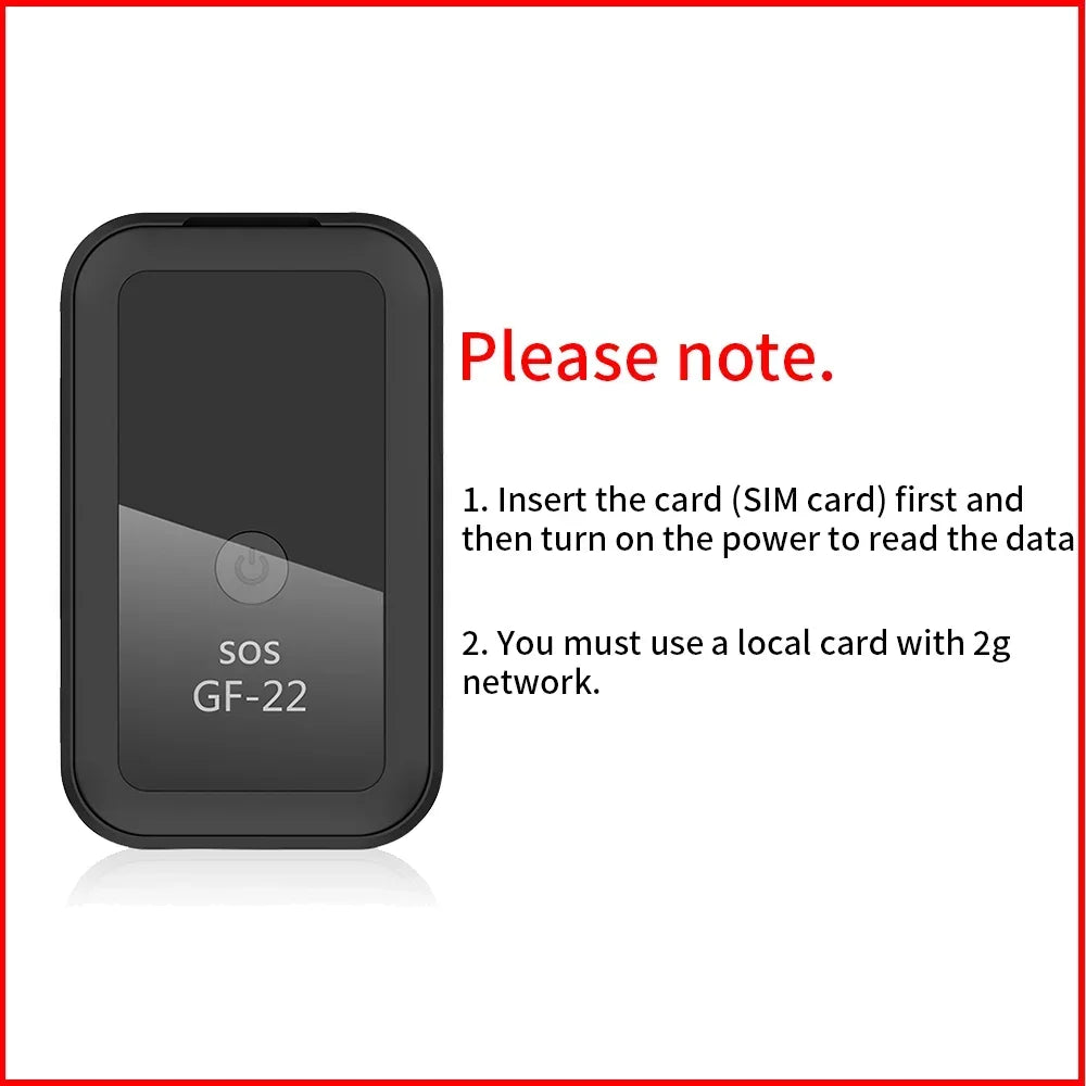 GPS-Tracker 2025: GF-22 Car Tracker Device Strong Magnetic - Automatic Alarm Motorcycle Car Mini GPS Trackers Voice Control Anti-Lost Device Locator Collection