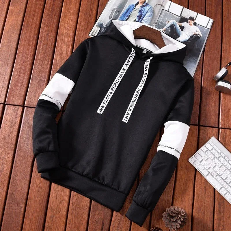 Fudong Trainingsanzug Kapuze - Polyester Herbst Winter L