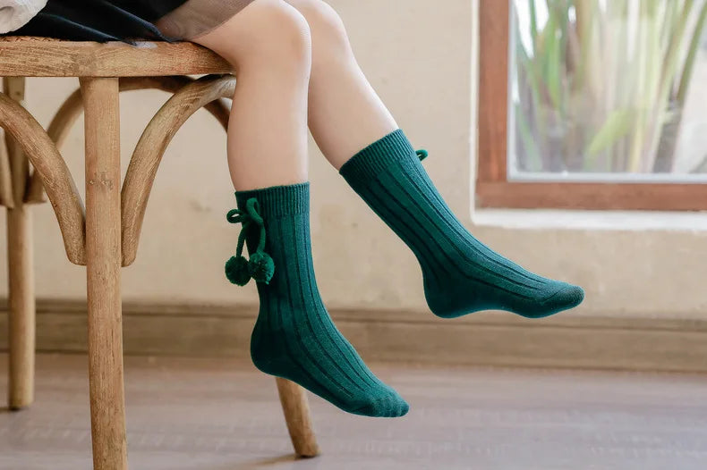 Kawaii Prinzessin Kniehoch Socken - Größe 0-4J Baumwolle