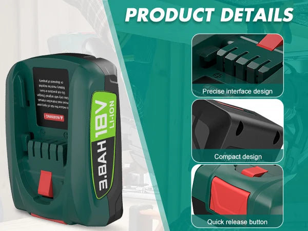For Bosch 18V 3800mAh Battery PBA Replacement Battery for BOSCH PBA PSB PSR 18V Battery Tools AL18815CV AL1880CV