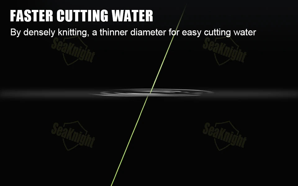 SeaKnight Brand W8 II Series Fishing Line 8 Strands 500m 300m anti-UV anti-saltwater Coating, Multifilament PE Line Braided Wire