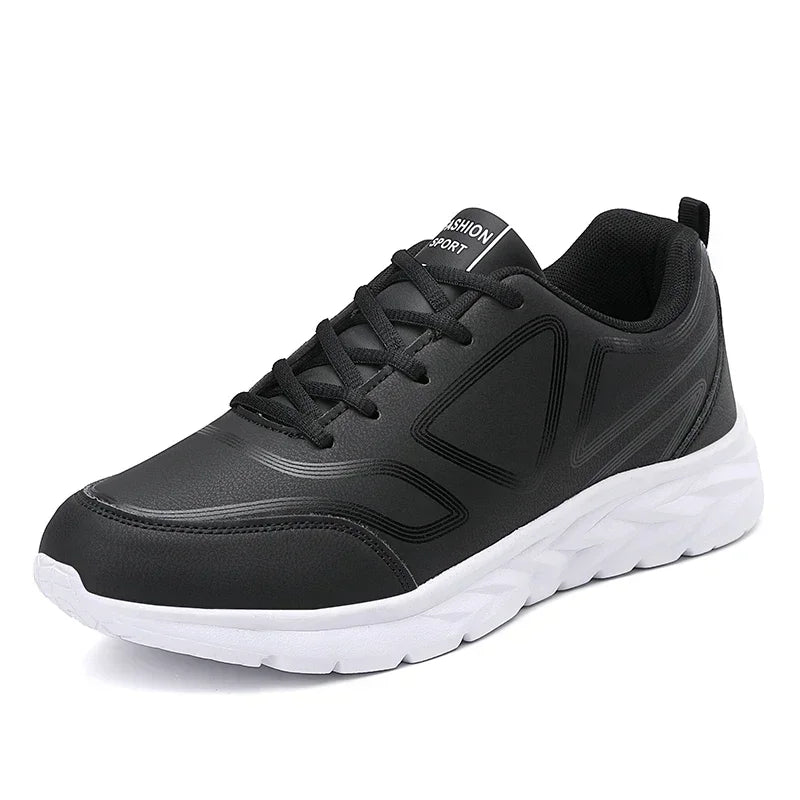 Sneakers Men Casual Shoes Comfotable Lightweight 2025 New Men High Quality Running Shoes Outdoor Waterproof Leather Sport Shoes