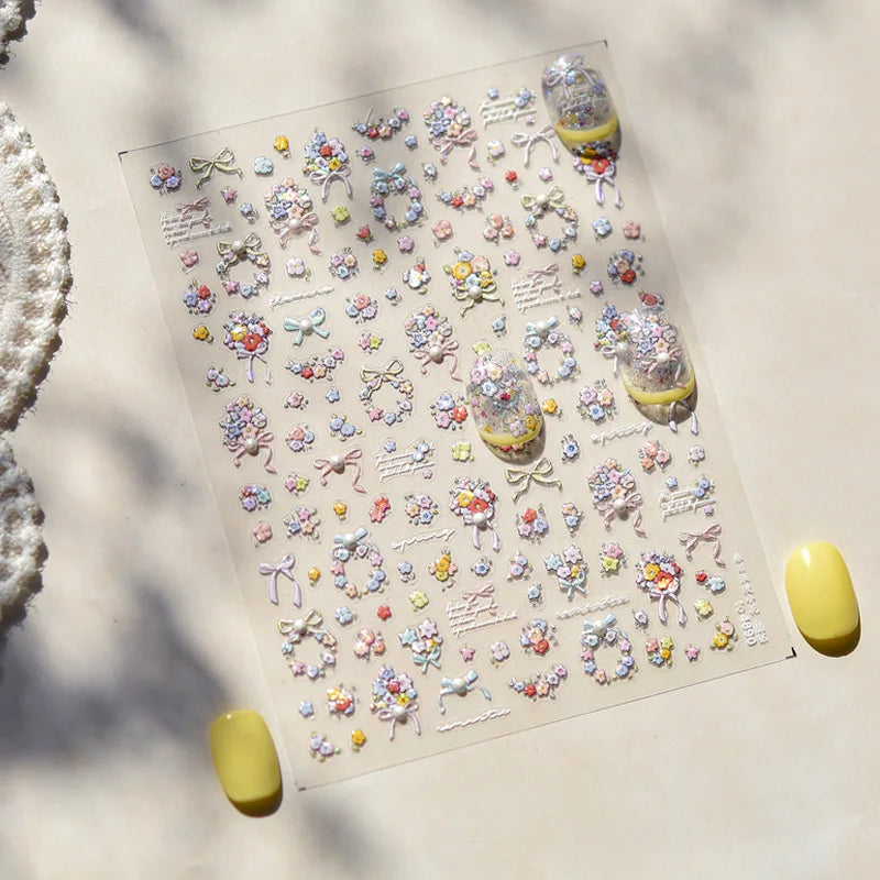 TSZS TO3913 Decorațiuni unghii 5D strălucitoare - Inimă și Lună 1 buc