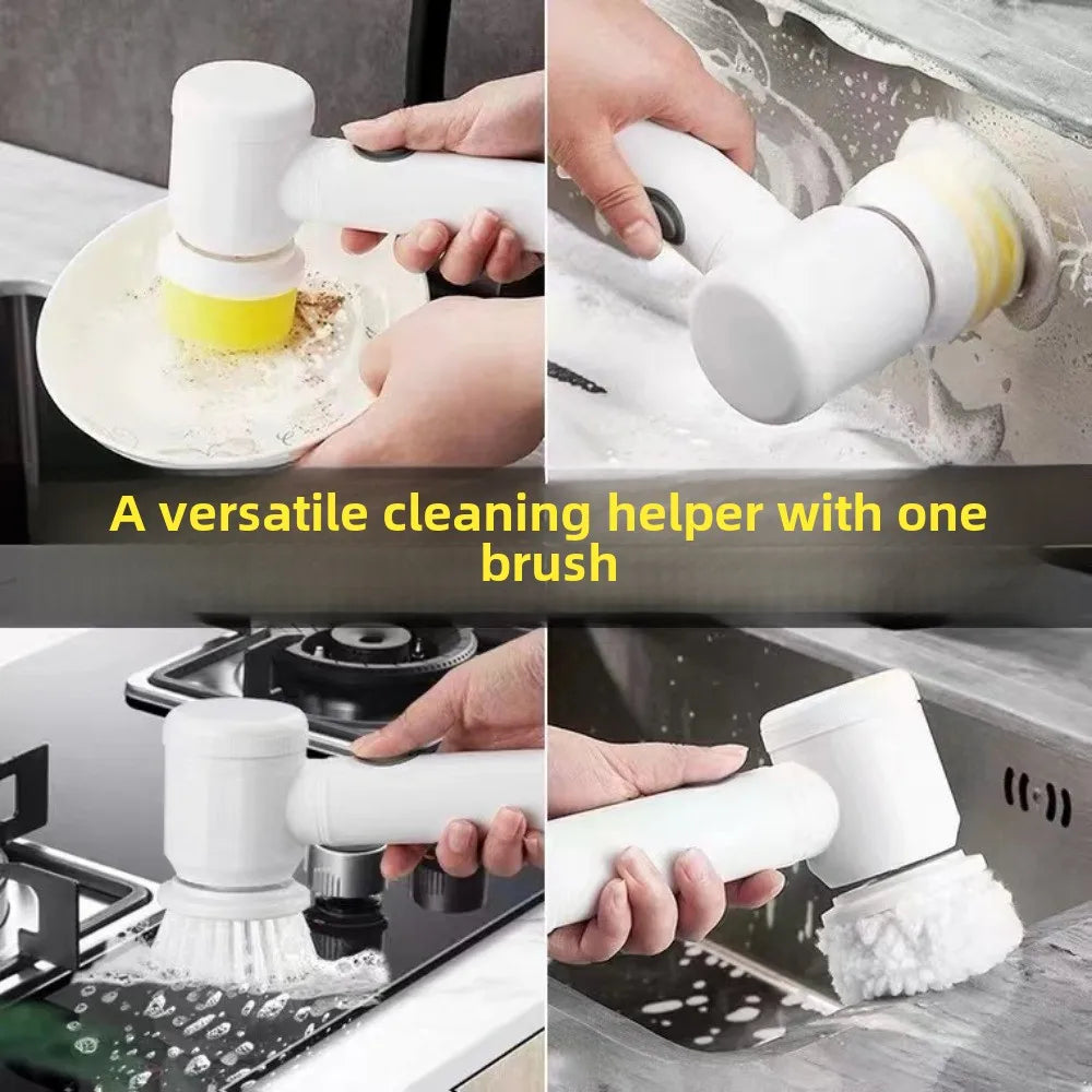 Multifunctional Electric Cleaner Kitchen Household Dish Cleaner Bathroom Sink Cleaner Cleaning Brush Cleaning Tools