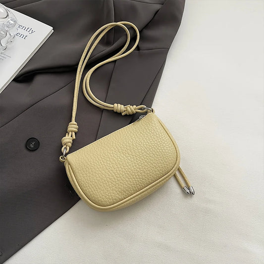 Ladies' Crossbody Bag Is Fashionable, Versatile, Solid Color, Exquisite Design, Daily Commuting, Casual Shoulder Bag