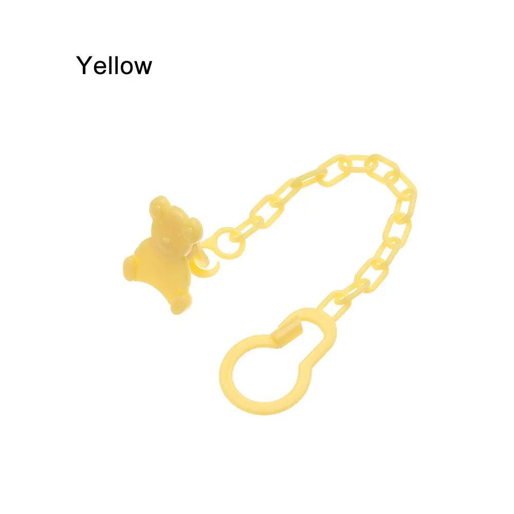 Cartoon Animal Baby Pacifier Clips Baby Pacifier Clip Chain Newborn Dummy Pacifier Chain Clip Holder Baby Pacifier Chain