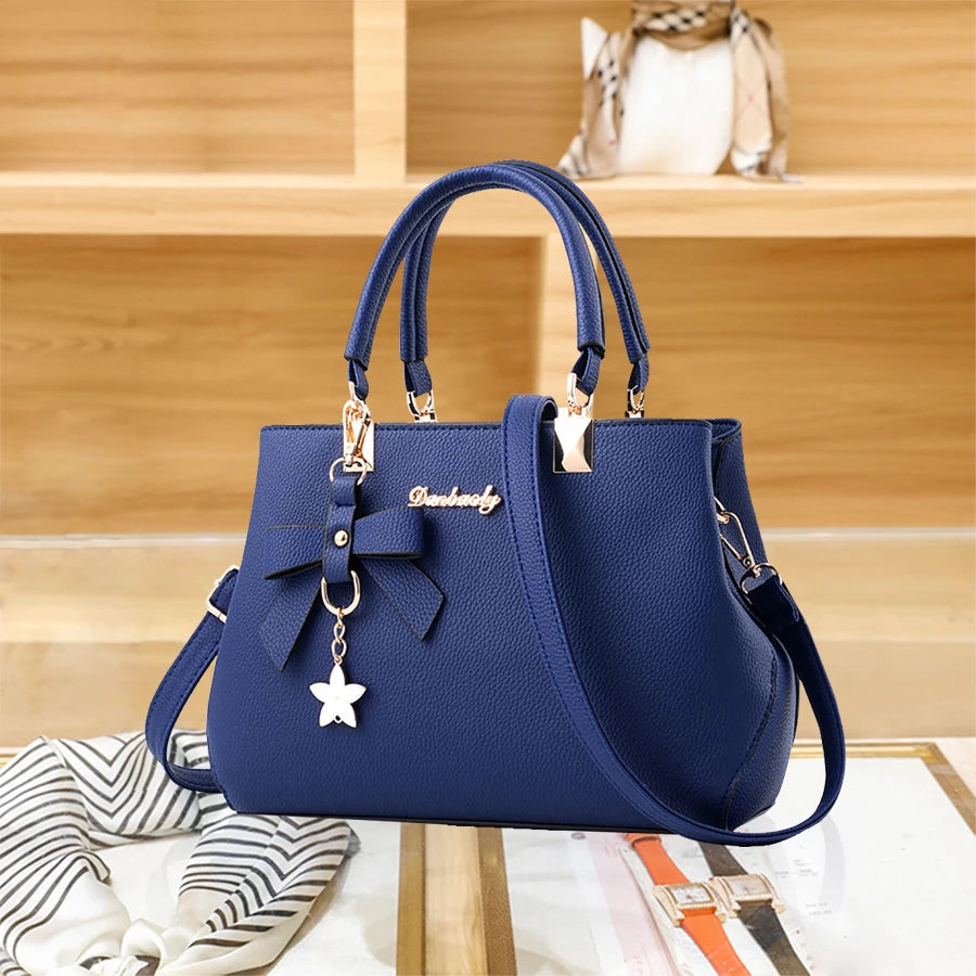 Fashion Bow Handbags for Women Luxury Ladies Shoulder Bag Crossbody Tote