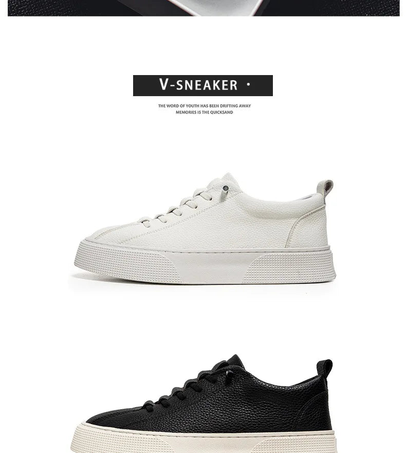 White Sneakers for Men 2024 Spring Fashion Casual Lace Up Round Toe Flat mens Running Sport Shoes Zapatillas Deportivas Hombre