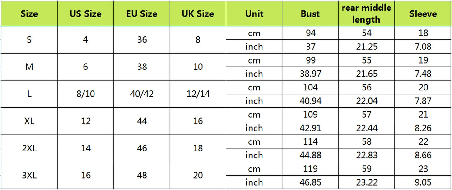 INPETAL T-Shirt V-Ausschnitt Bestickt - Polyester S-3XL