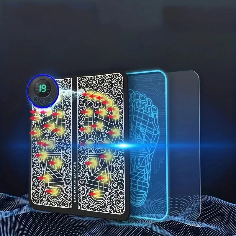 Masaj electric pentru picioare, pernă de relaxare musculară, pentru masaj, fitness, sport în aer liber, acasă, familie, relaxare