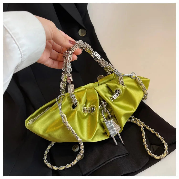 New Fashion Chain Handbags for Women Luxury Crossbody Bag Designer Shoulder Bag Black Female Purse Sac Femme